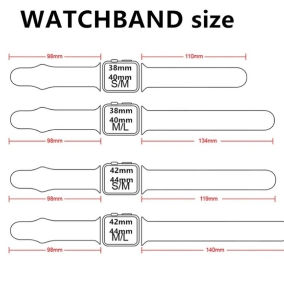 NEW[BAND] Wine Red Sport Silicone For Apple Watch - Picture 2 of 3